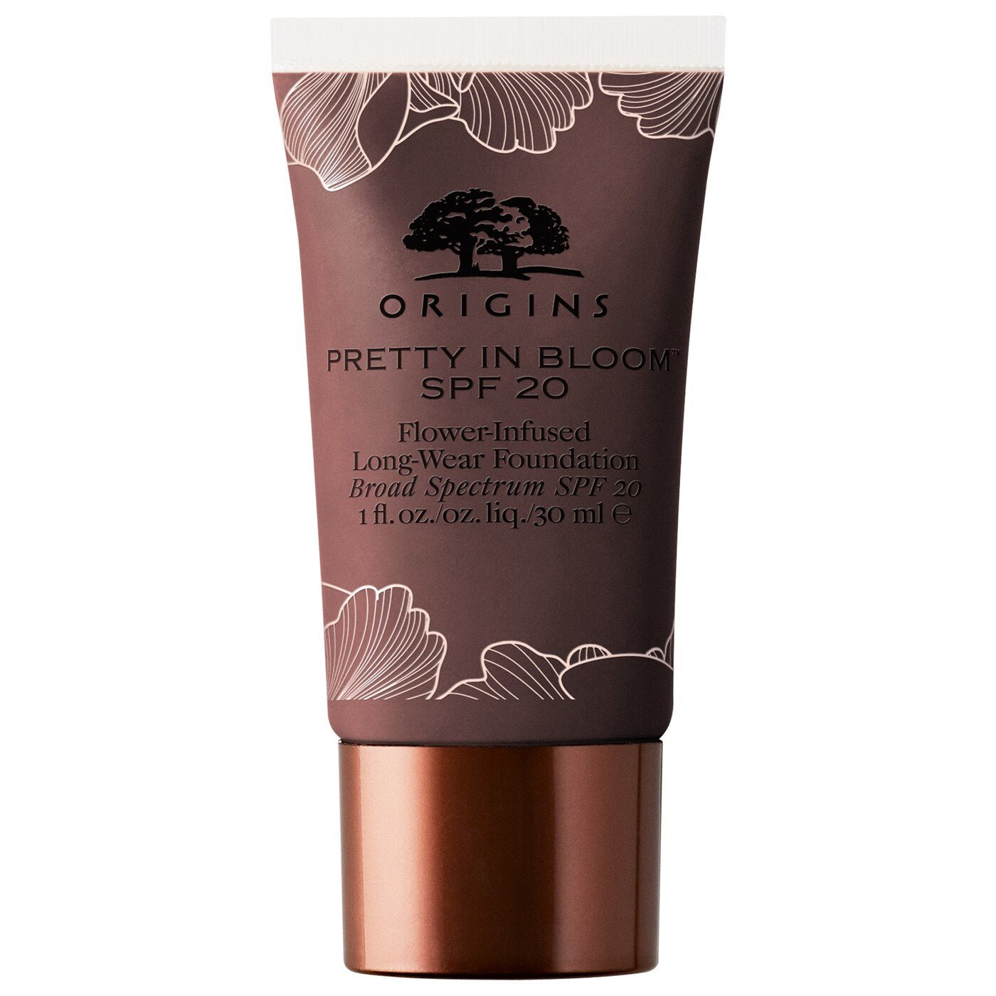 Origins, Pretty In Bloom, Lunga durata, Fondotinta in crema, 740, Molto profondamente fresco, SPF 20, 30 ml - Cosmova