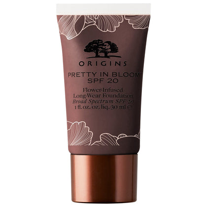 Origins, Pretty In Bloom, Lunga durata, Fondotinta in crema, 740, Molto profondamente fresco, SPF 20, 30 ml