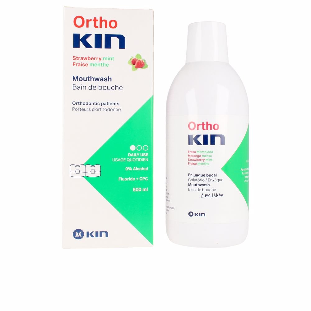 ORTHOKIN enjuague bucal fresa mentolado 500 ml - Cosmova