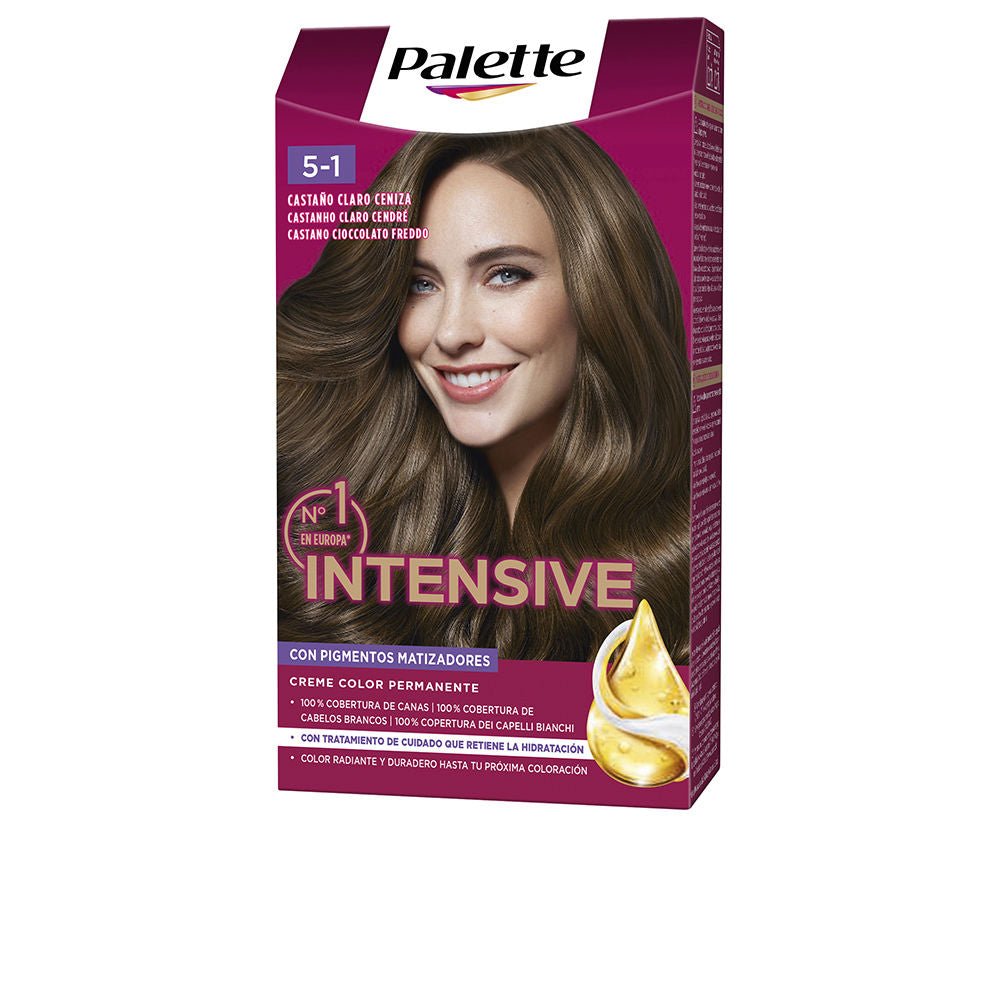 PALETTE INTENSIVE dye 5.1-light ash brown 1 unit - Cosmova