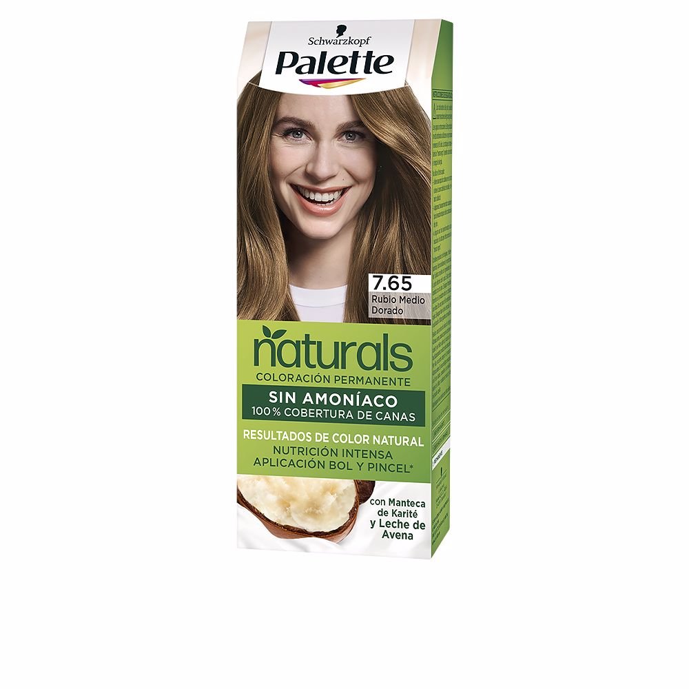 PALETTE NATURAL dye 7.65-medium golden blonde 1 u - Cosmova