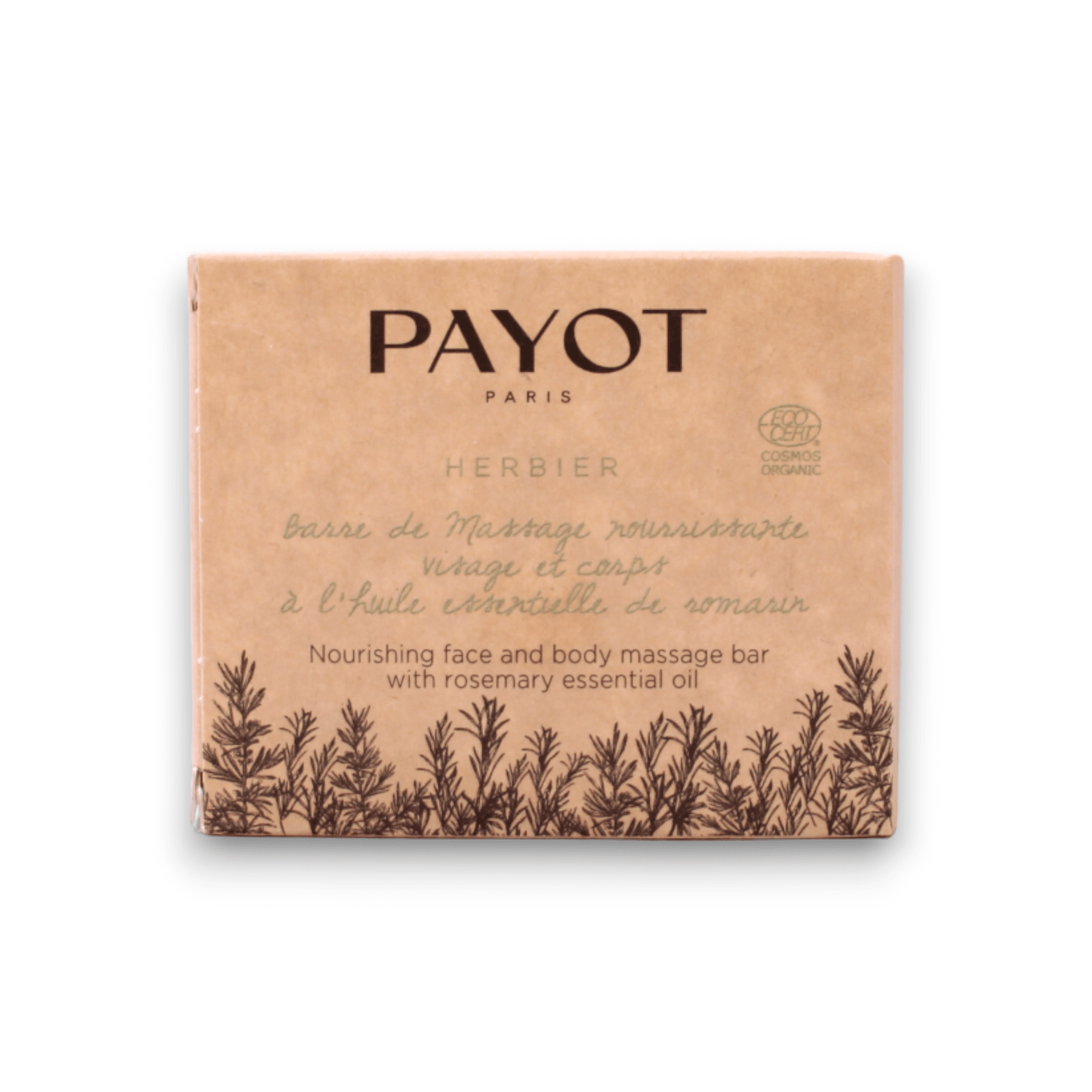 Payot, Herbier, Nutriente, Saponetta da massaggio, Olio essenziale di rosmarino, Per viso e corpo, 50 g - Cosmova