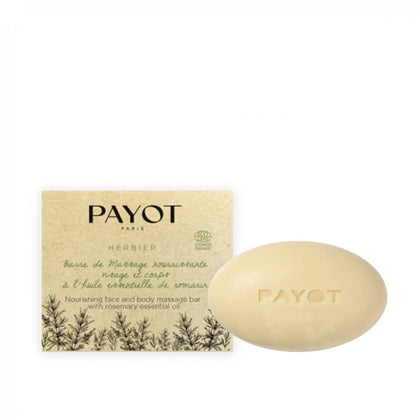 Payot, Herbier, Nutriente, Saponetta da massaggio, Olio essential di rosmarino, Per viso e corpo, 50 g