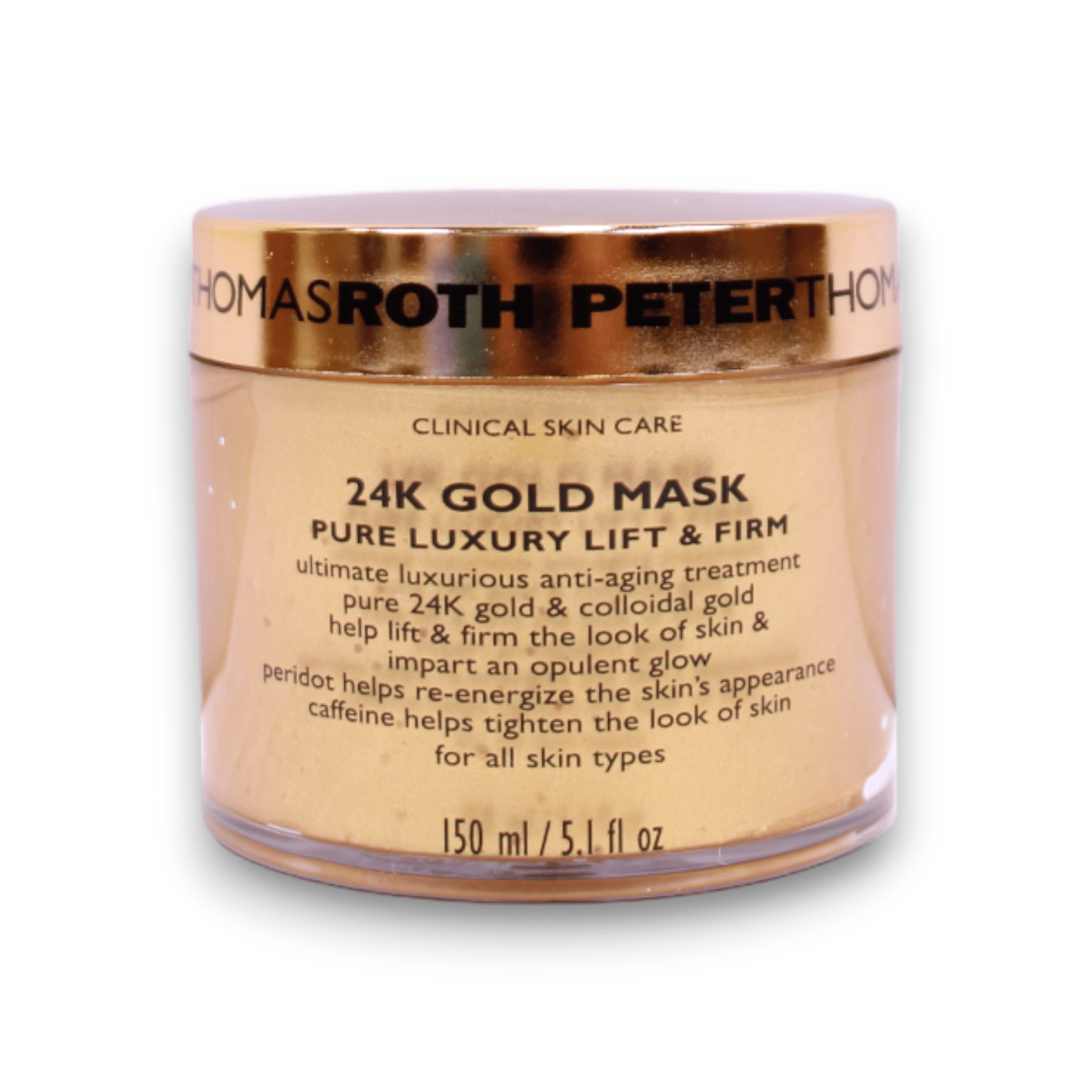 Peter Thomas Roth, 24K Gold Pure, Solleva e Rassoda, Maschera crema, Per il viso, 150 ml - Cosmova