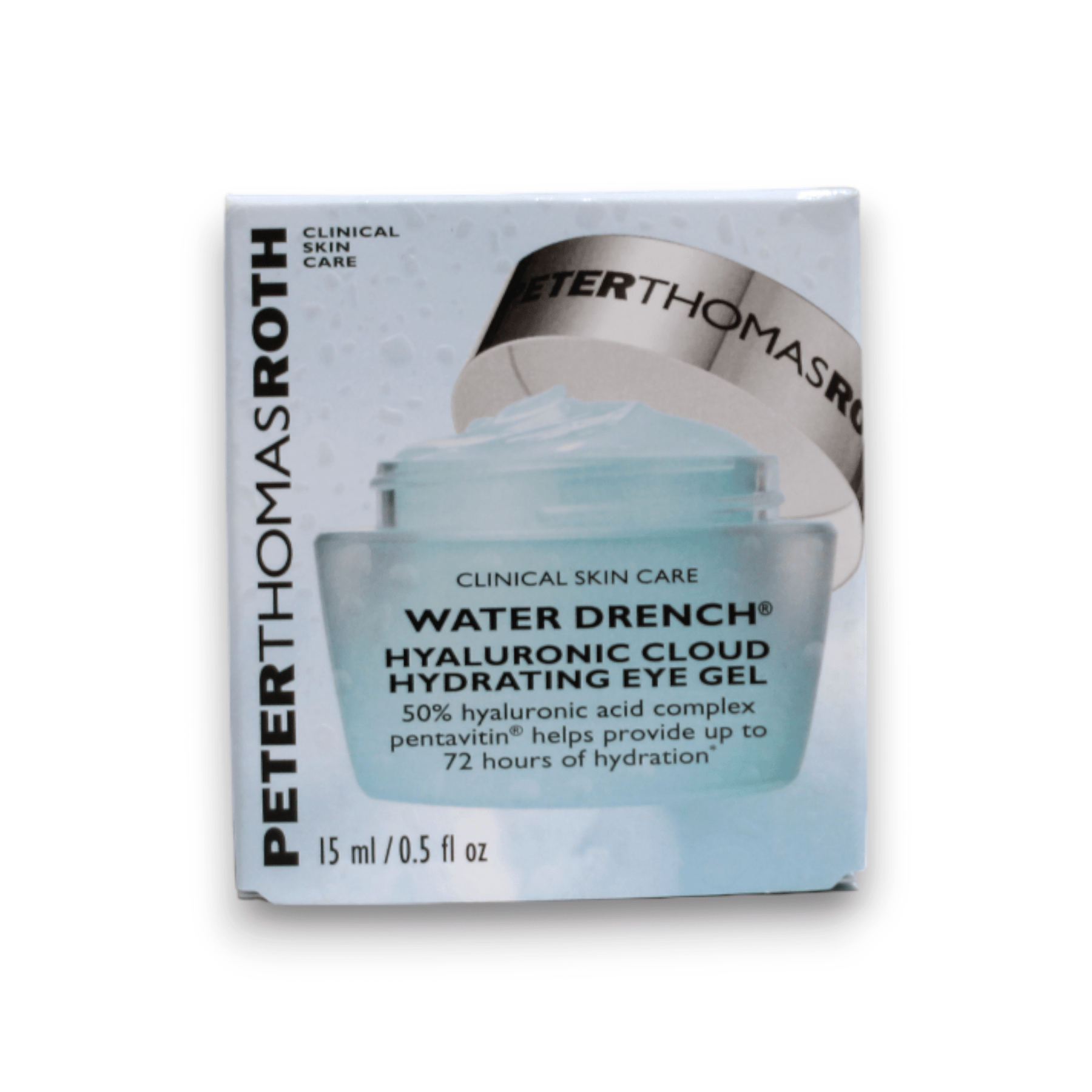 Peter Thomas Roth, Water Drench, Acido ialuronico, Rafforzamento, Notte, Gel per gli occhi, 15 ml - Cosmova
