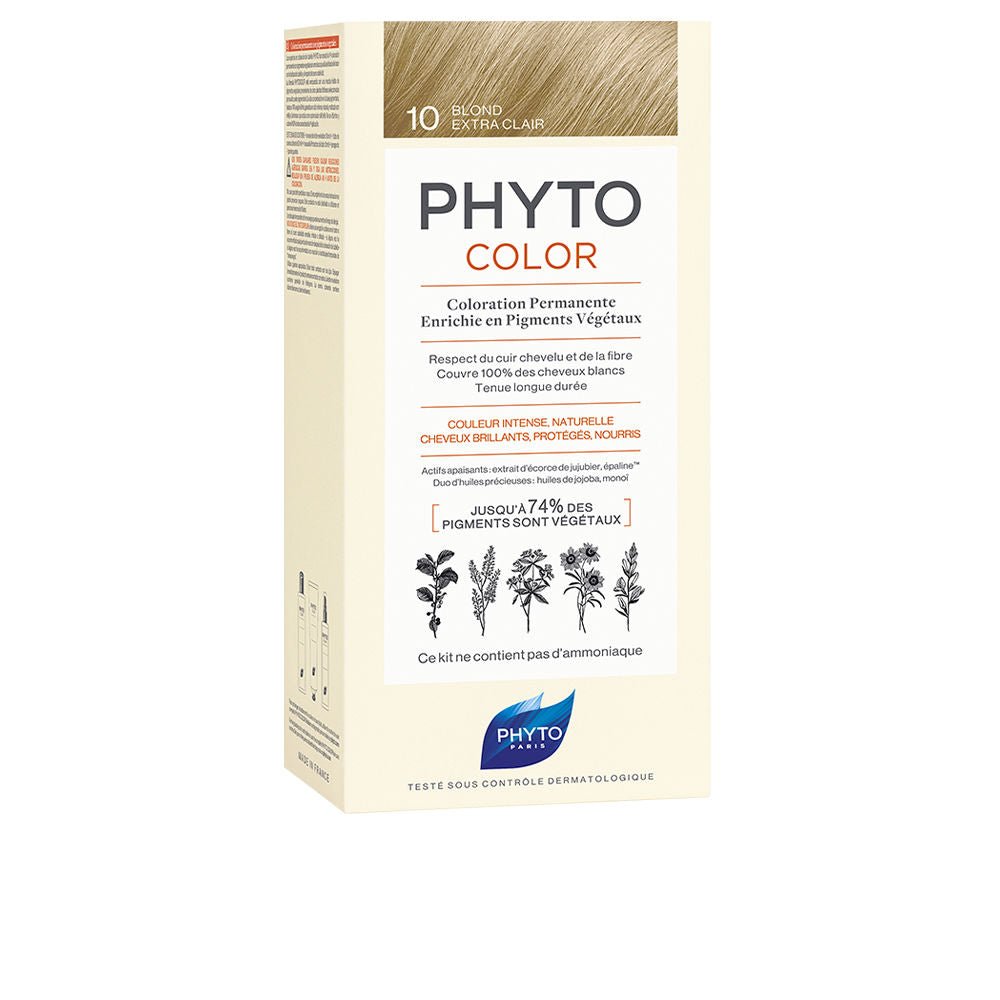 PHYTOCOLOR #10-rubio extra clar 4 pz - imagine 1