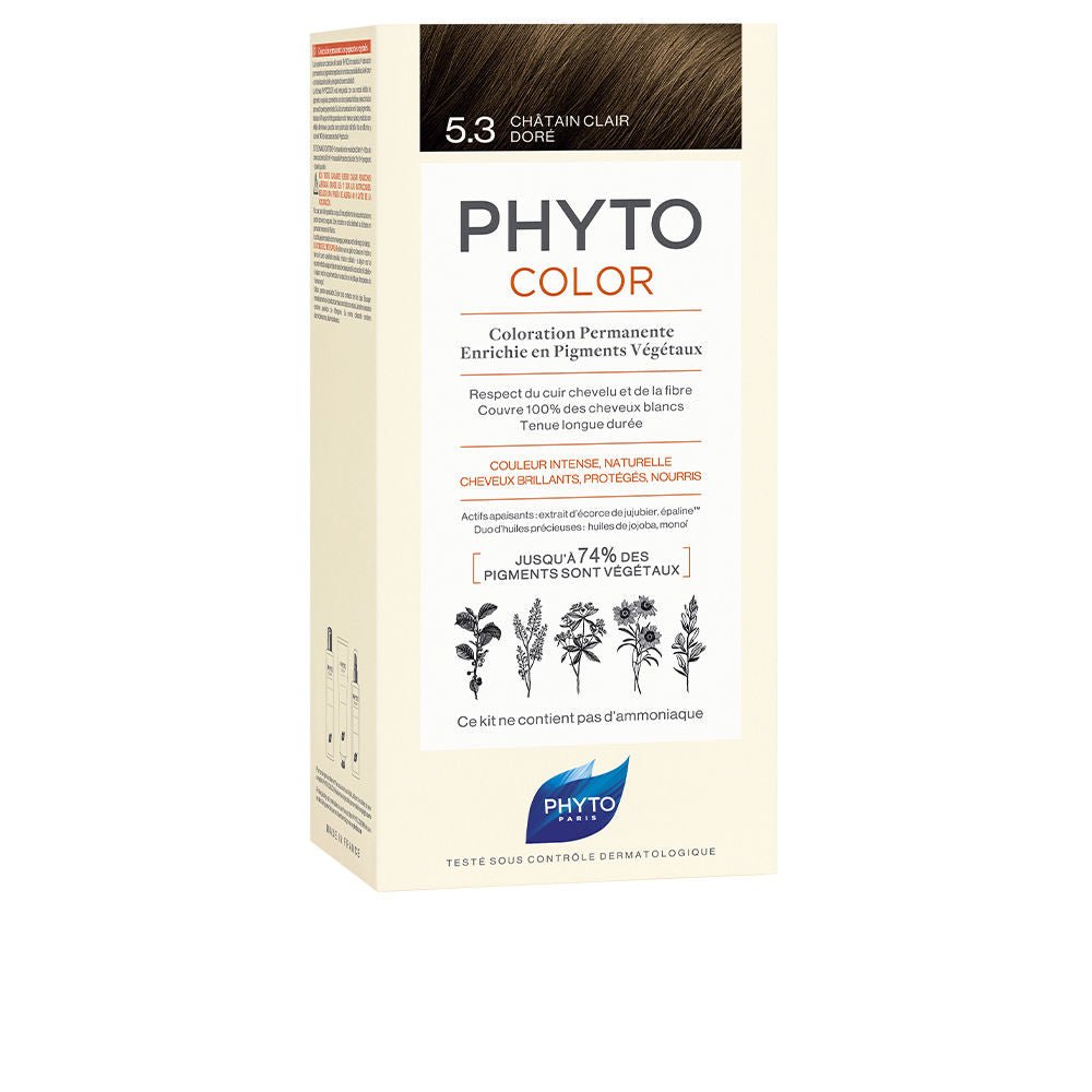 PHYTOCOLOR #5.3-castaño clair doré 4 u-0
