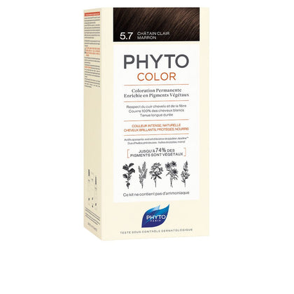 PHYTOCOLOR #5.7-castaño marrón claro 4 pz