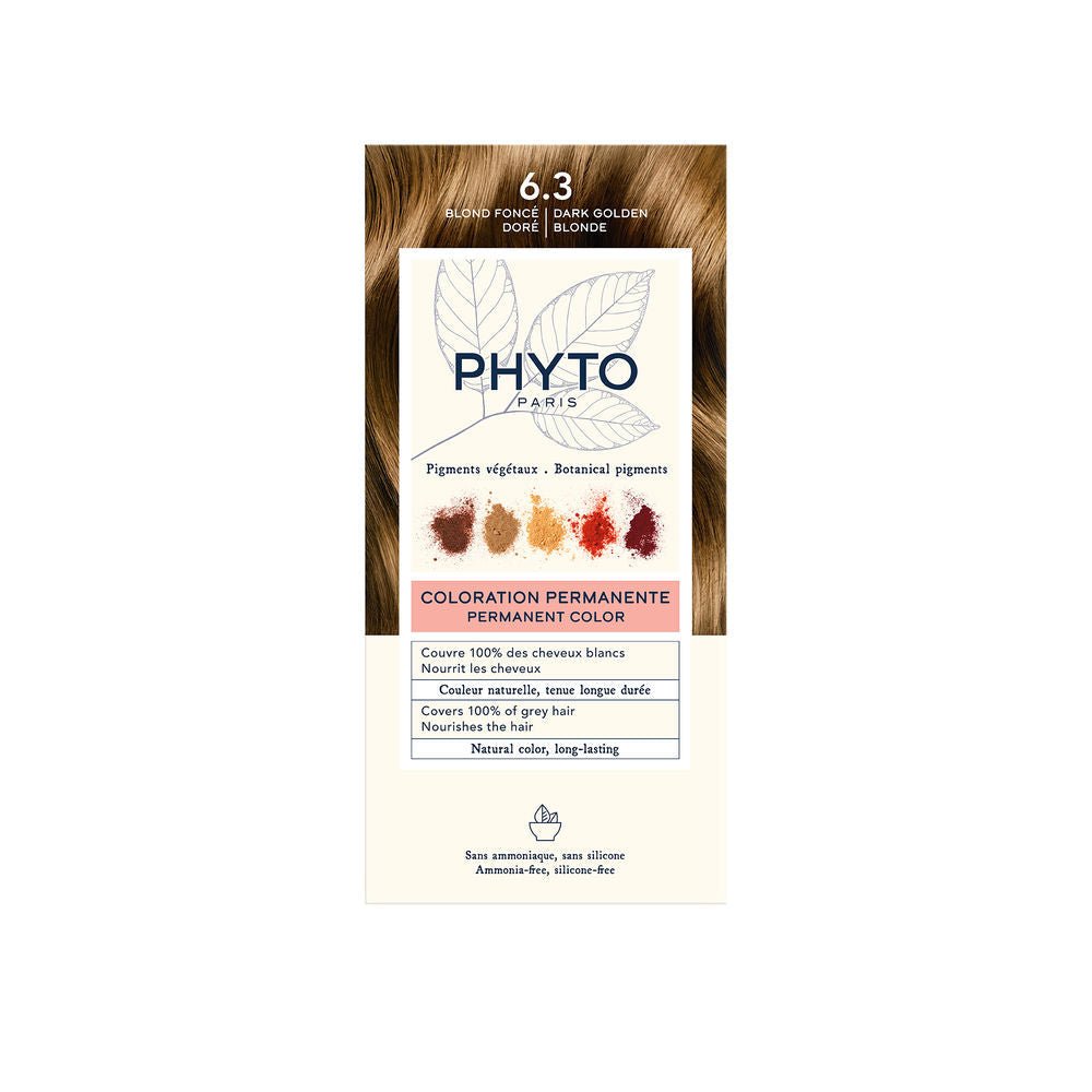 PHYTOCOLOR 6.3-rubio oscuro dorado 4 u - Cosmova