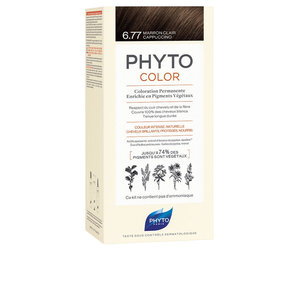 PHYTOCOLOR #6.77-marrone chiaro cappuccino 4 u-0