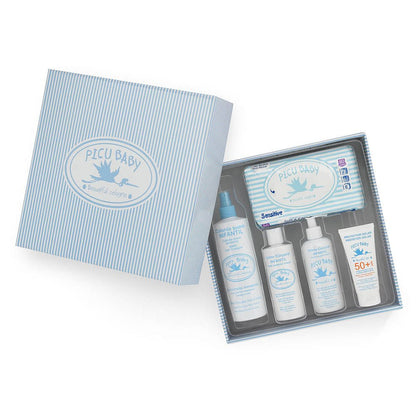 Picu Baby INFANTIL CAJA RAYAS AZUL NEU Set 5 Stk