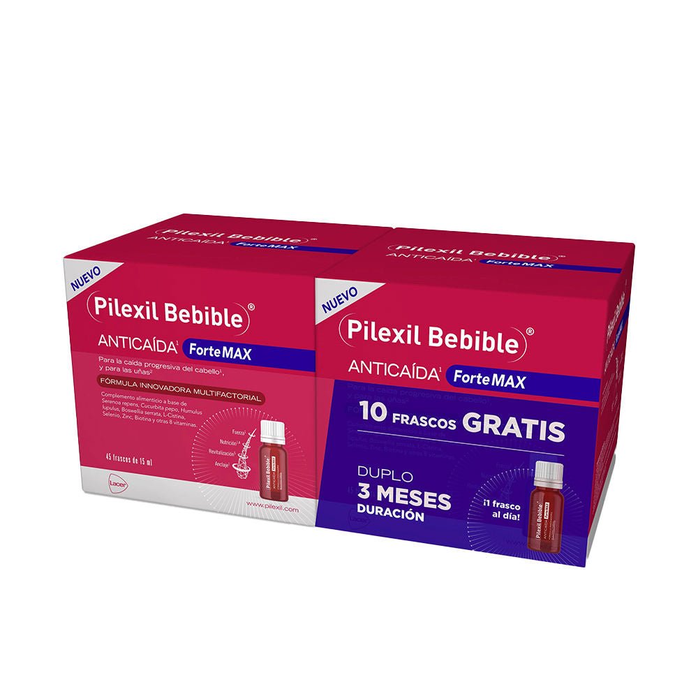 PILEXIL FORTE MAX drinkable anti-hair loss pack 2 x 45 u - Cosmova