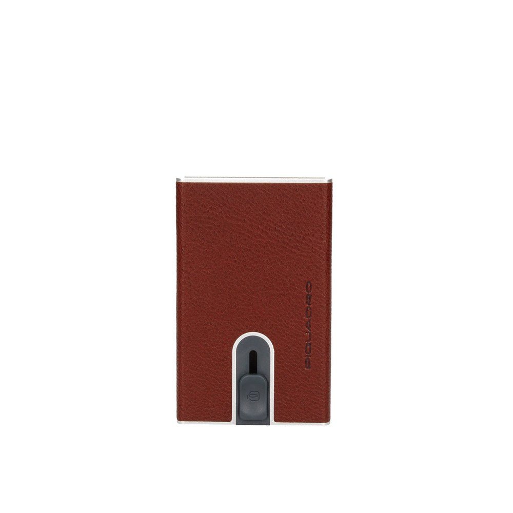 Piquadro, Piquadro, Porta carte in pelle, Borgogna, Unisex - Cosmova