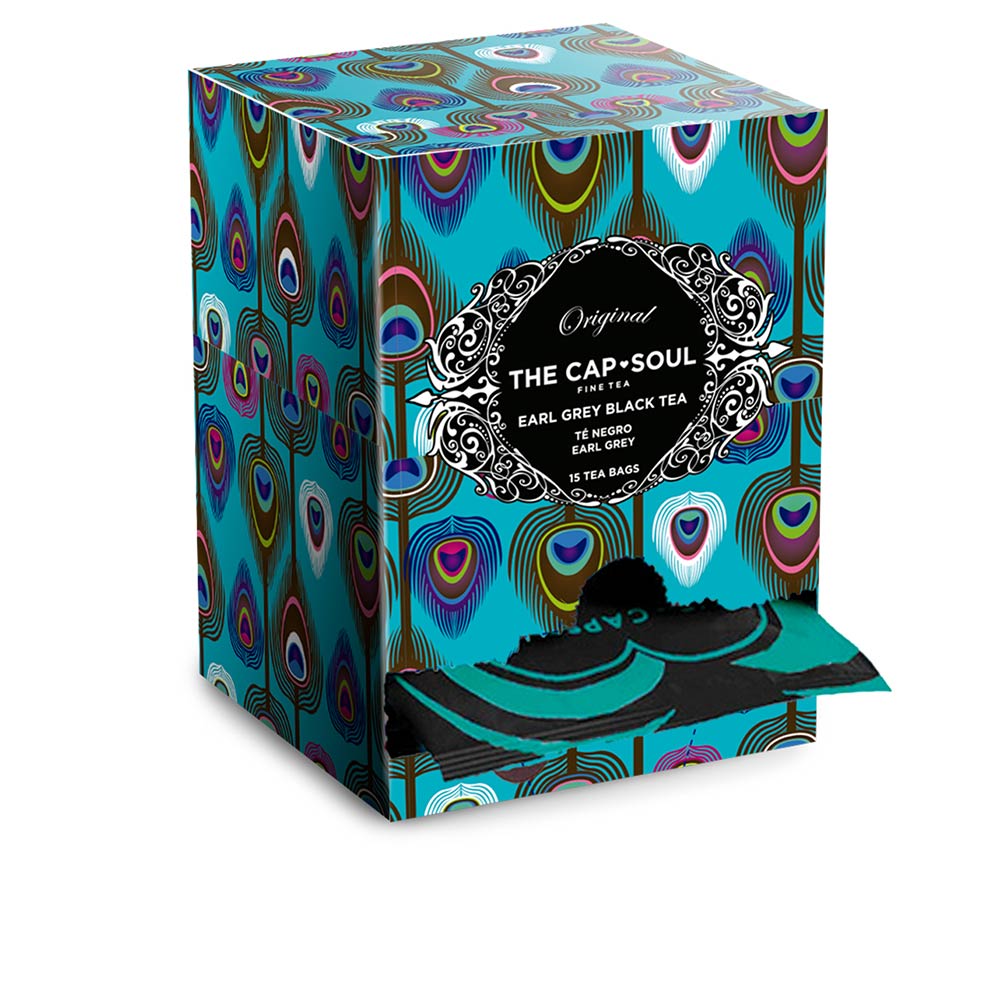 PIRÁMIDES ENSOBRADAS té negro earl grey 15 u - Cosmova