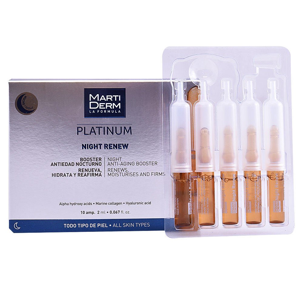 PLATINUM NIGHT RENEW ampoules 10 x 2 ml - Cosmova