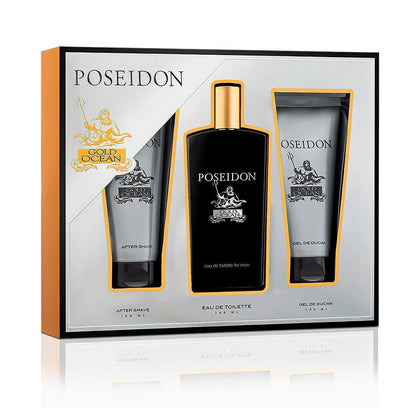 POSEIDON ORO OCEAN PER Uomo set 3 pz