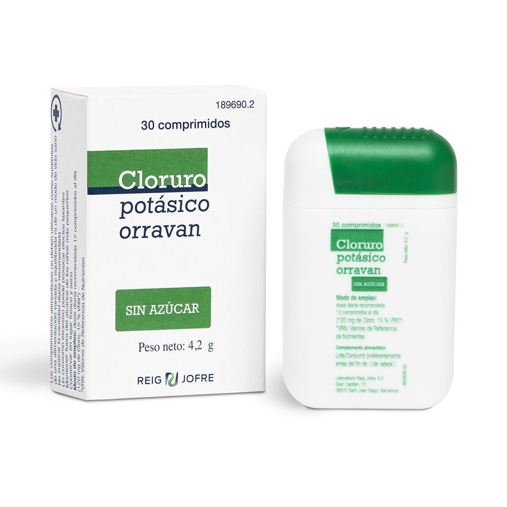 CHLORURE DE POTASSIUM sans sucre 30 comprimés-0