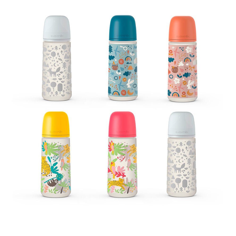 PRINTS biberón tetina fisiológica L 360 ml - Cosmova