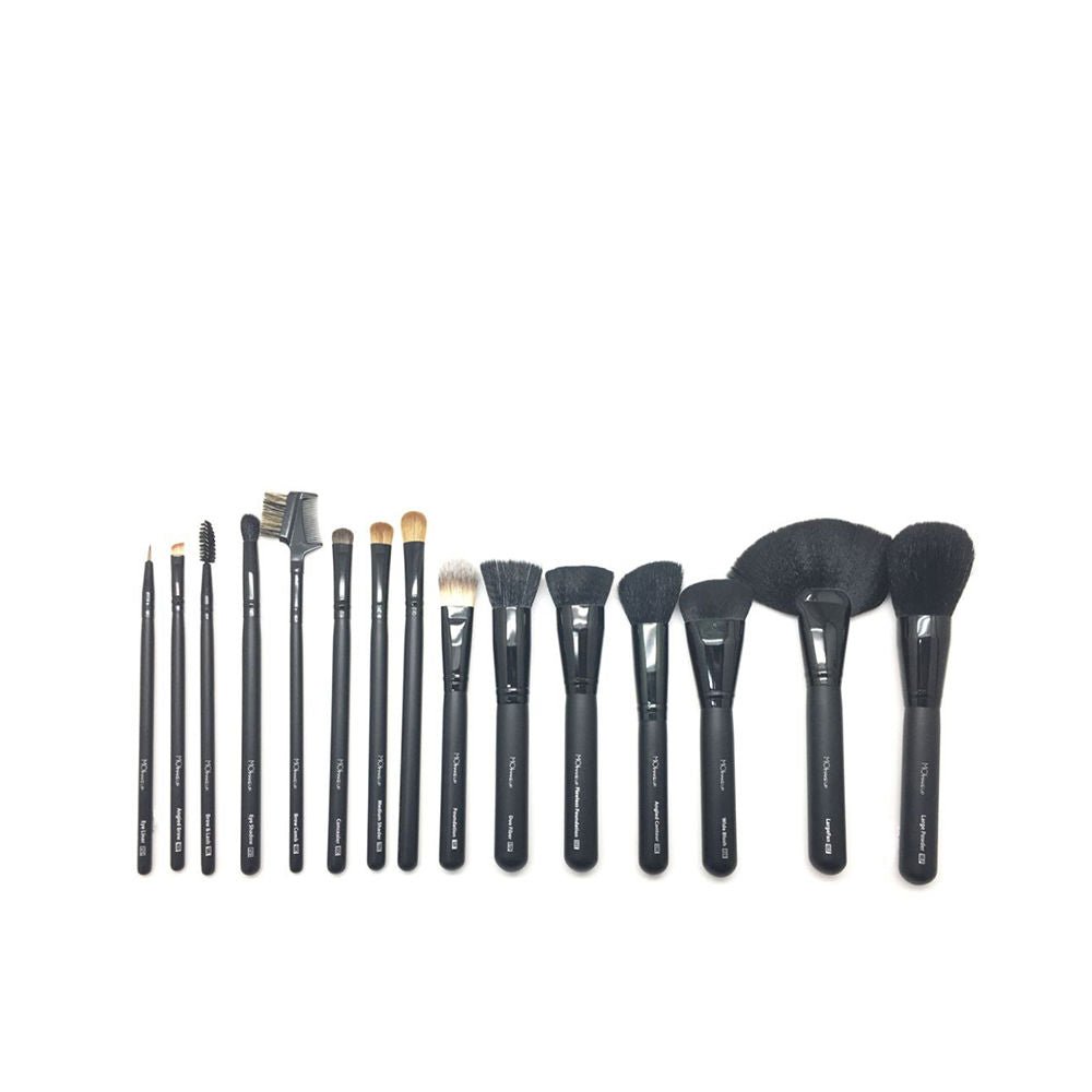 PROFESSIONAL BRUSHES AND BRUSHES CASE 15 pcs - Cosmova