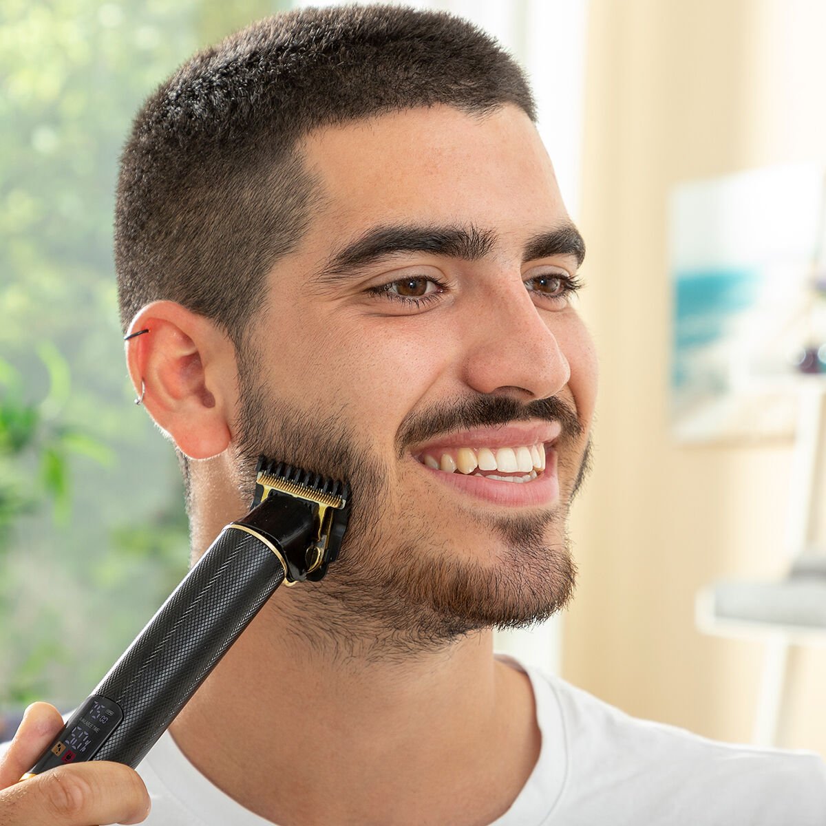 Cortapelos Profesional Recargable con Accesorios Triher InnovaGoods-12