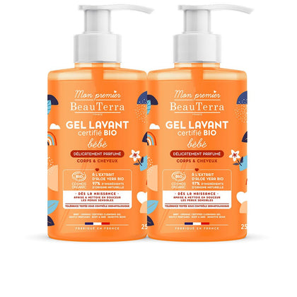 Profumo Unisex Beauterra BIO BABY Duschgel mit Parfüm Packung 2 x 750 ml