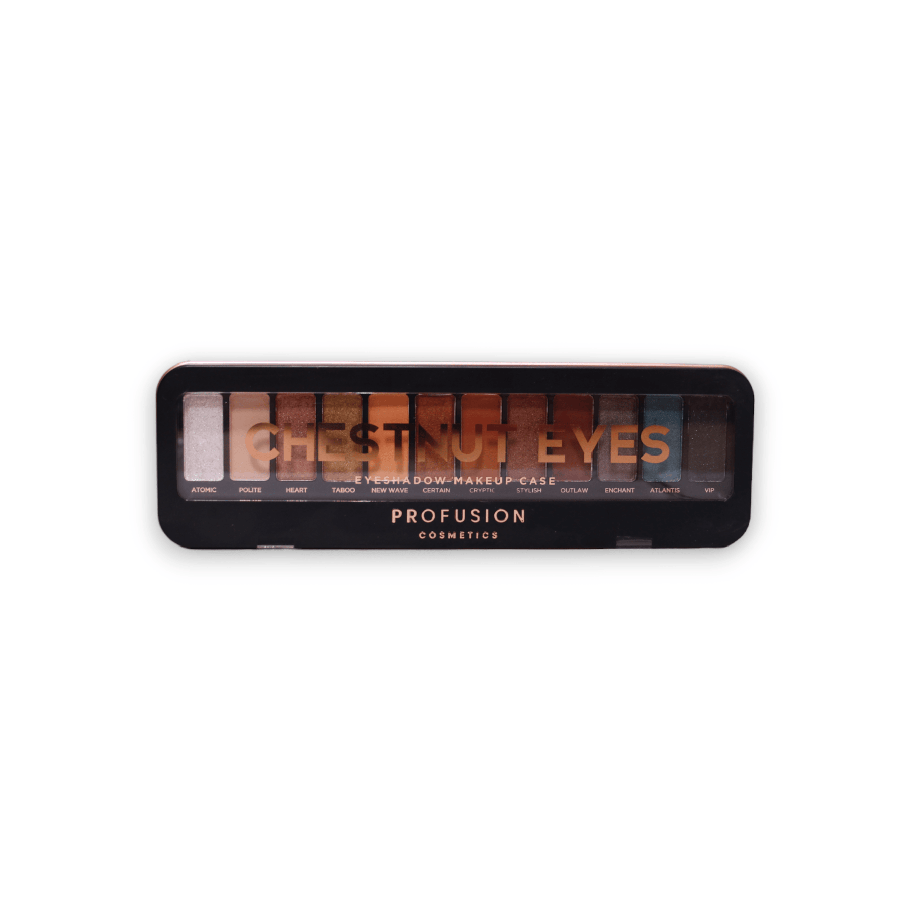 Profusion, Chestnut Eyes, Palette di ombretti, 12 sfumature, 25 g - Cosmova