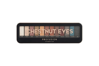 Profusion, Chestnut Eyes, Ombretti-Palette, 12 Sfumature, 25 g