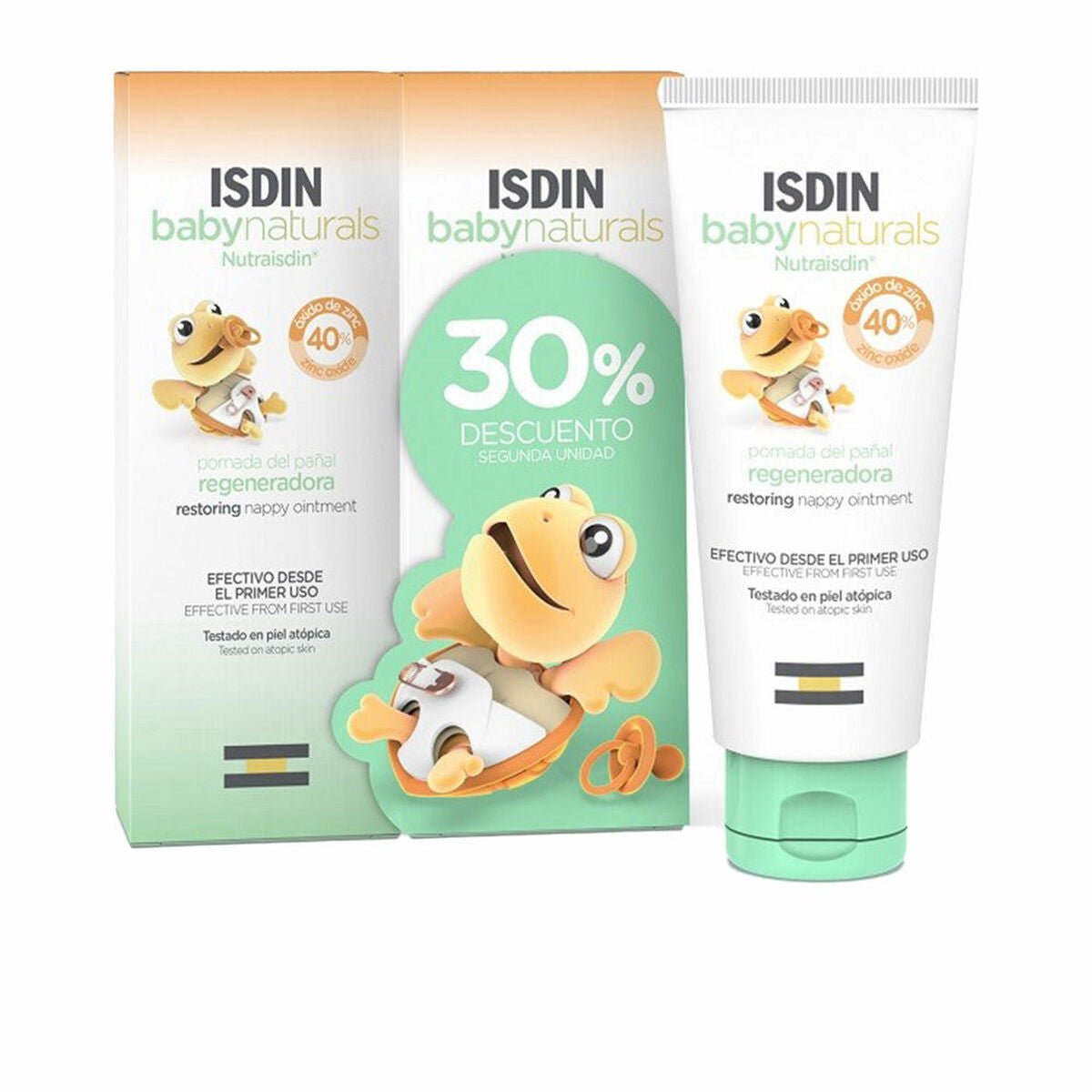 Protective Nappy Cream Isdin BABY NATURALS 100 ml 2 Units - Cosmova