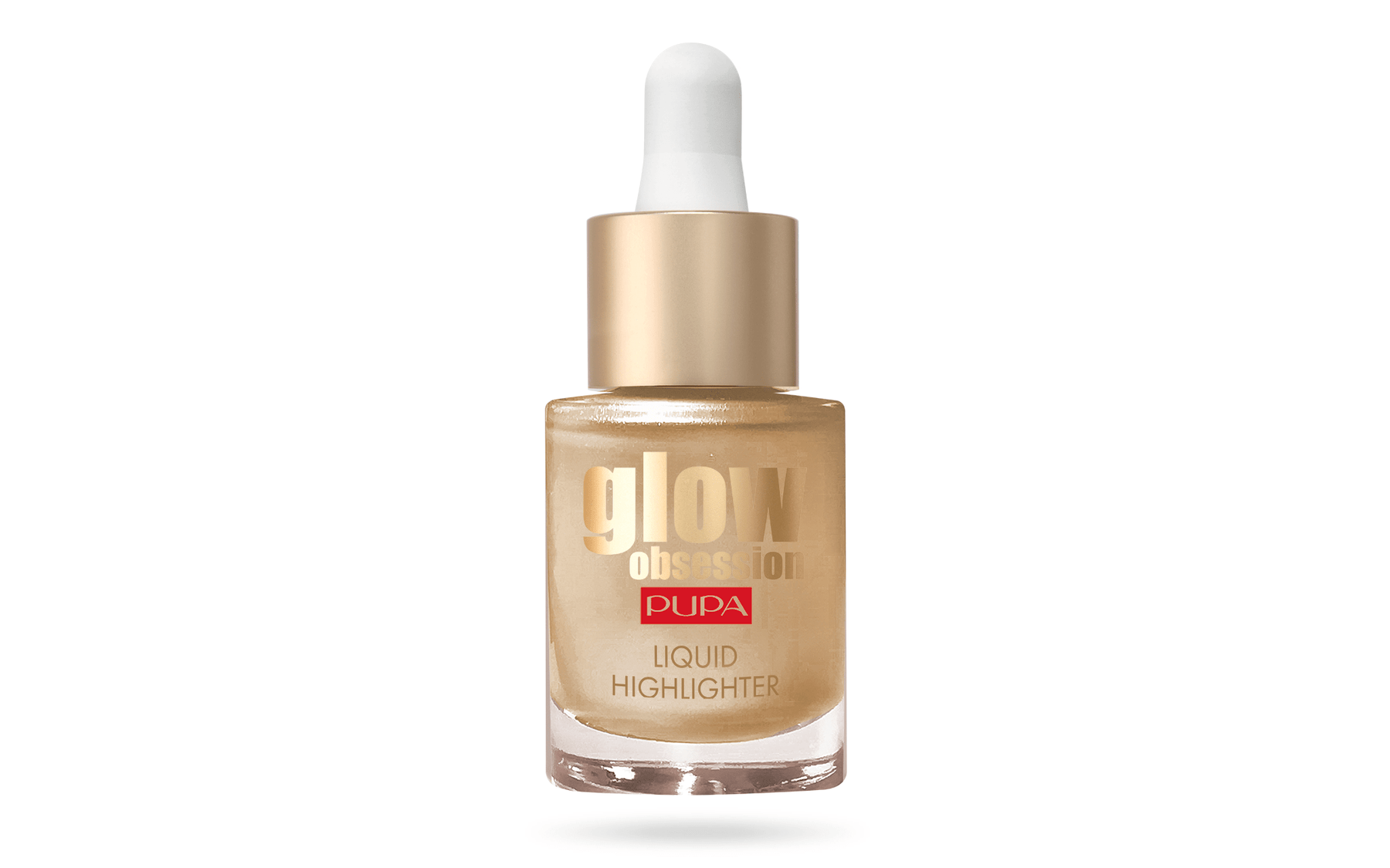 Pupa, Glow Obsession, Senza parabeni, Illuminante, Highlighter liquido, 100, Alba, Per il viso, 13.5 ml - Cosmova