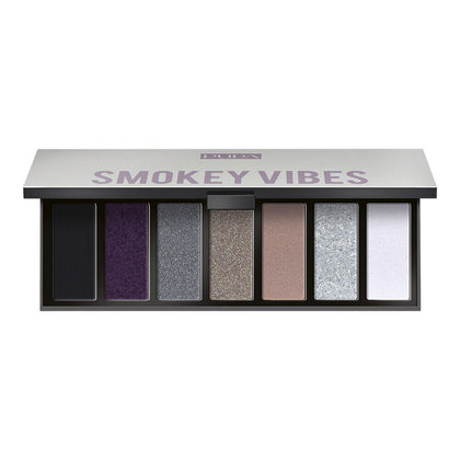 Pupa, Make Up Stories, Palette di ombretti, 002, Vibrazioni fumose, 7 sfumature, 13,3 g