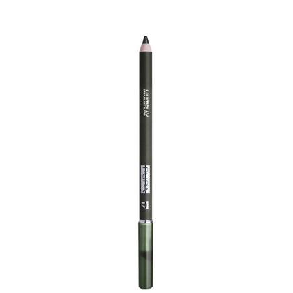 Pupa, Multiplay, Doppia estremità, Ombretto & Matita kajal 2-in-1, 17, Verde olmo, 1,2 g *Tester