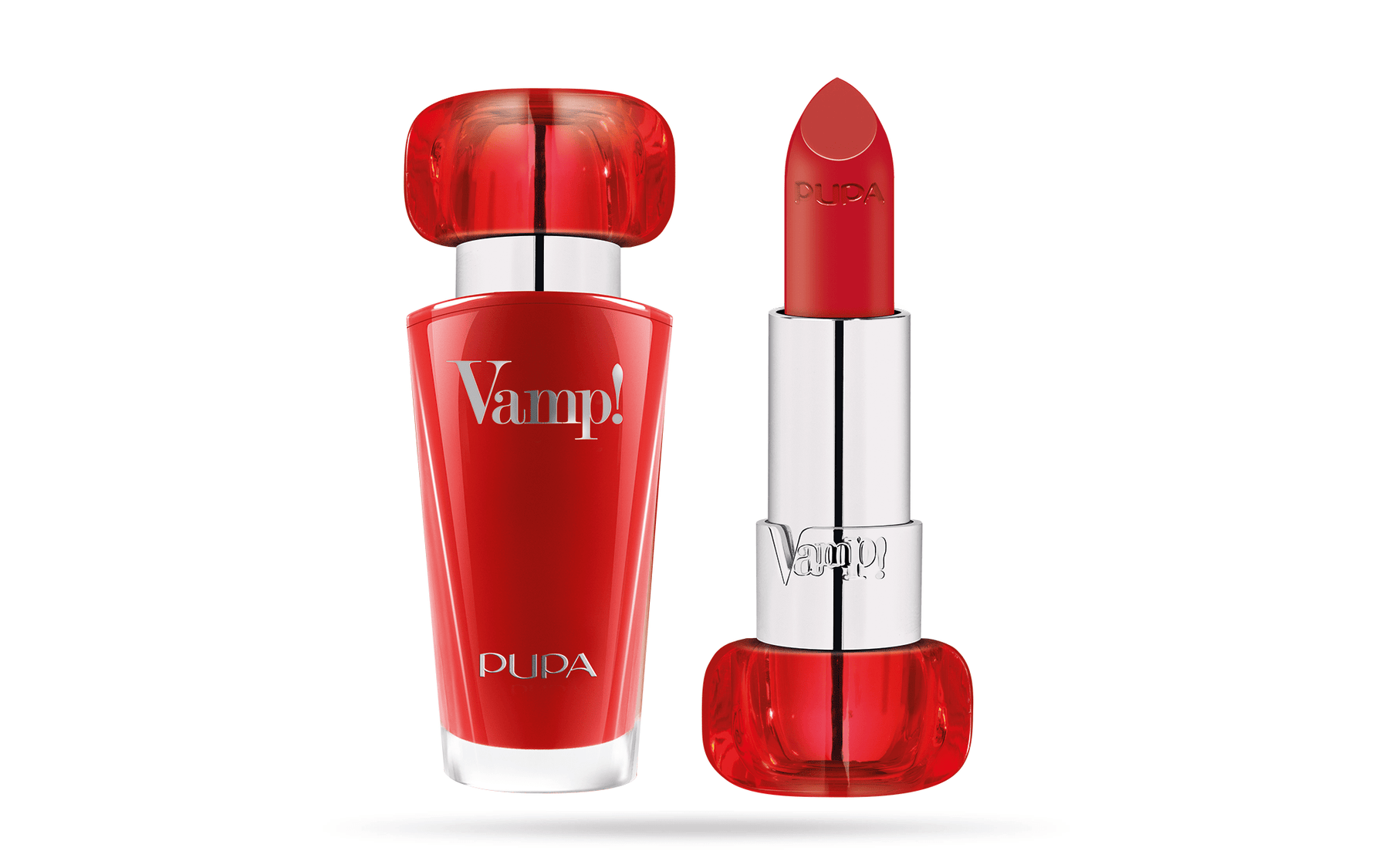 Pupa, Vamp!, Senza parabeni, Volume, Rossetto cremoso, 303, Rosso iconico, 3.5 g - Cosmova