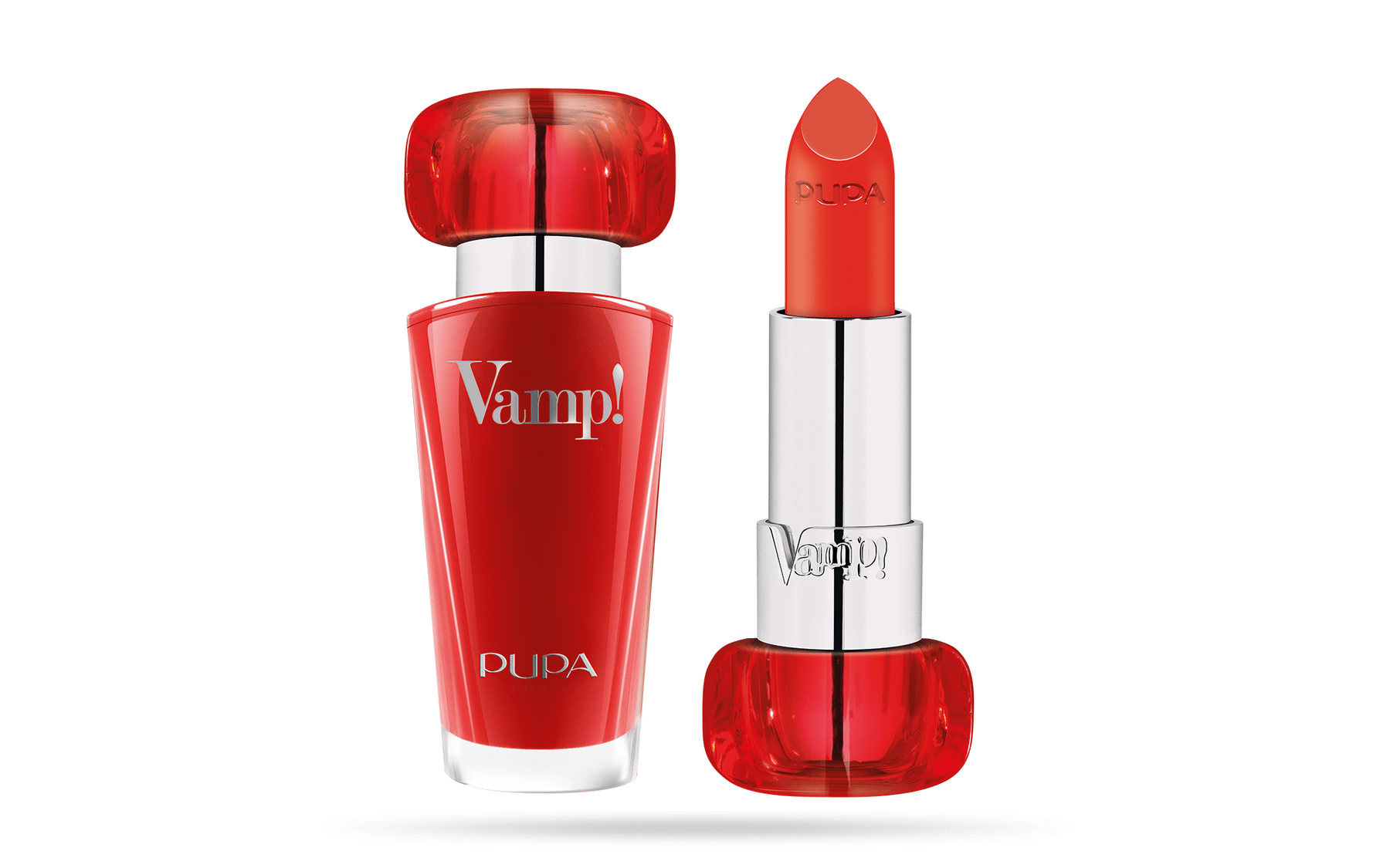 Pupa, Vamp!, Senza parabeni, Volume, Rossetto cremoso, 306, Arancione eccezionale, 3.5 g - Cosmova