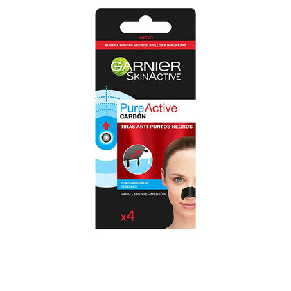 CARBON ACTIV PUR tiras anti-puntos negros 4 u