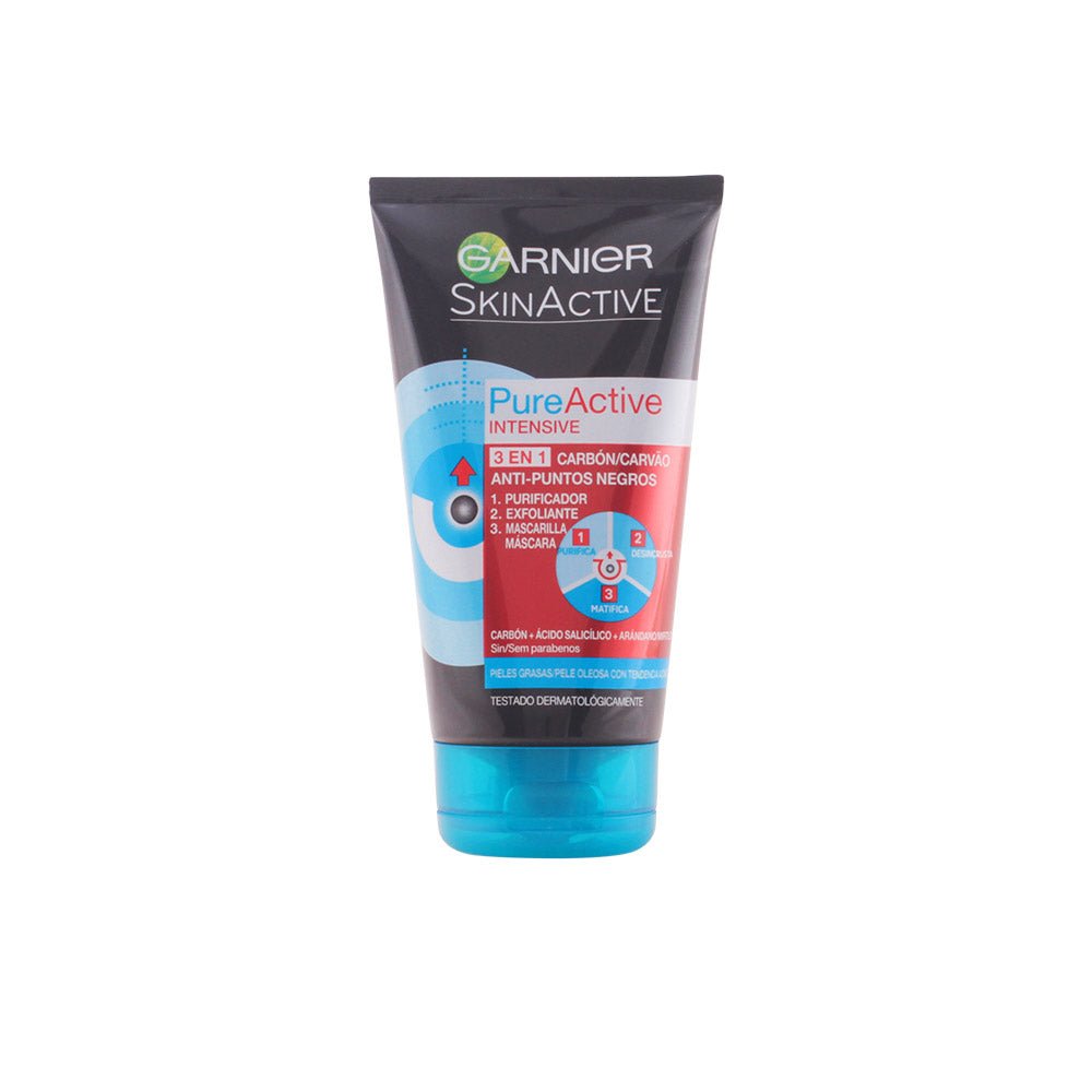 PURO ATTIVO 3 en 1 carbón intensivo gel puntos negros 150 ml - Cosmova