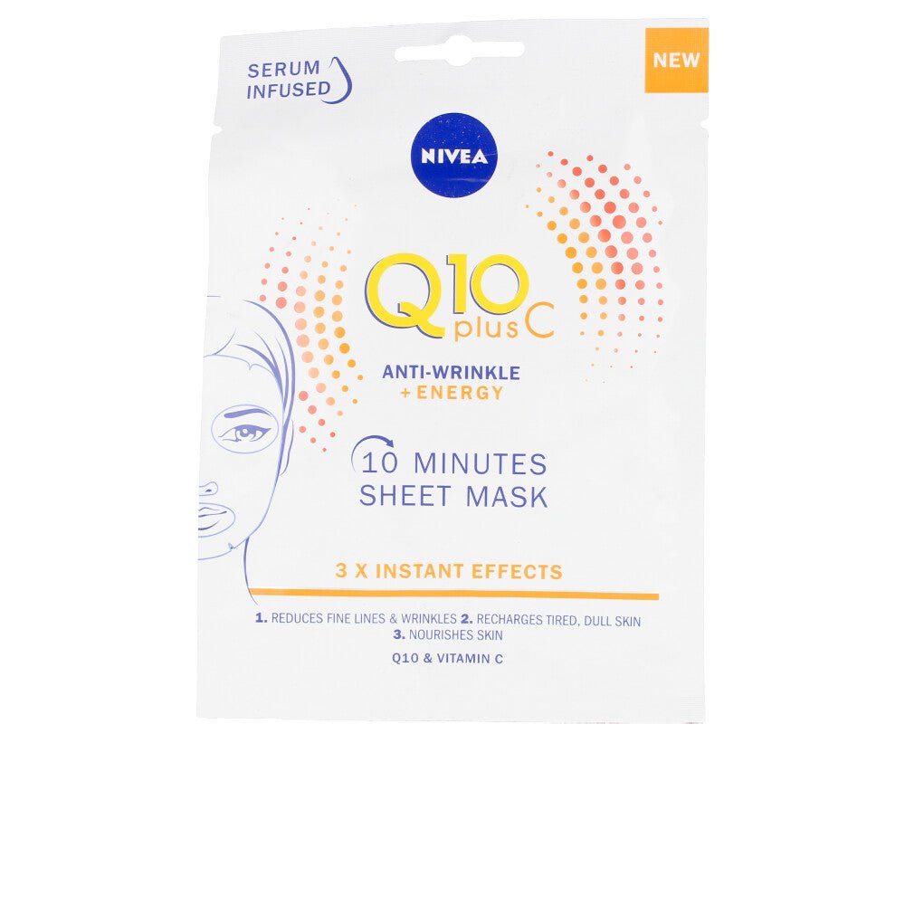 Q10+ VITAMIN C anti-wrinkle+energizing facial mask 1 unit - Cosmova
