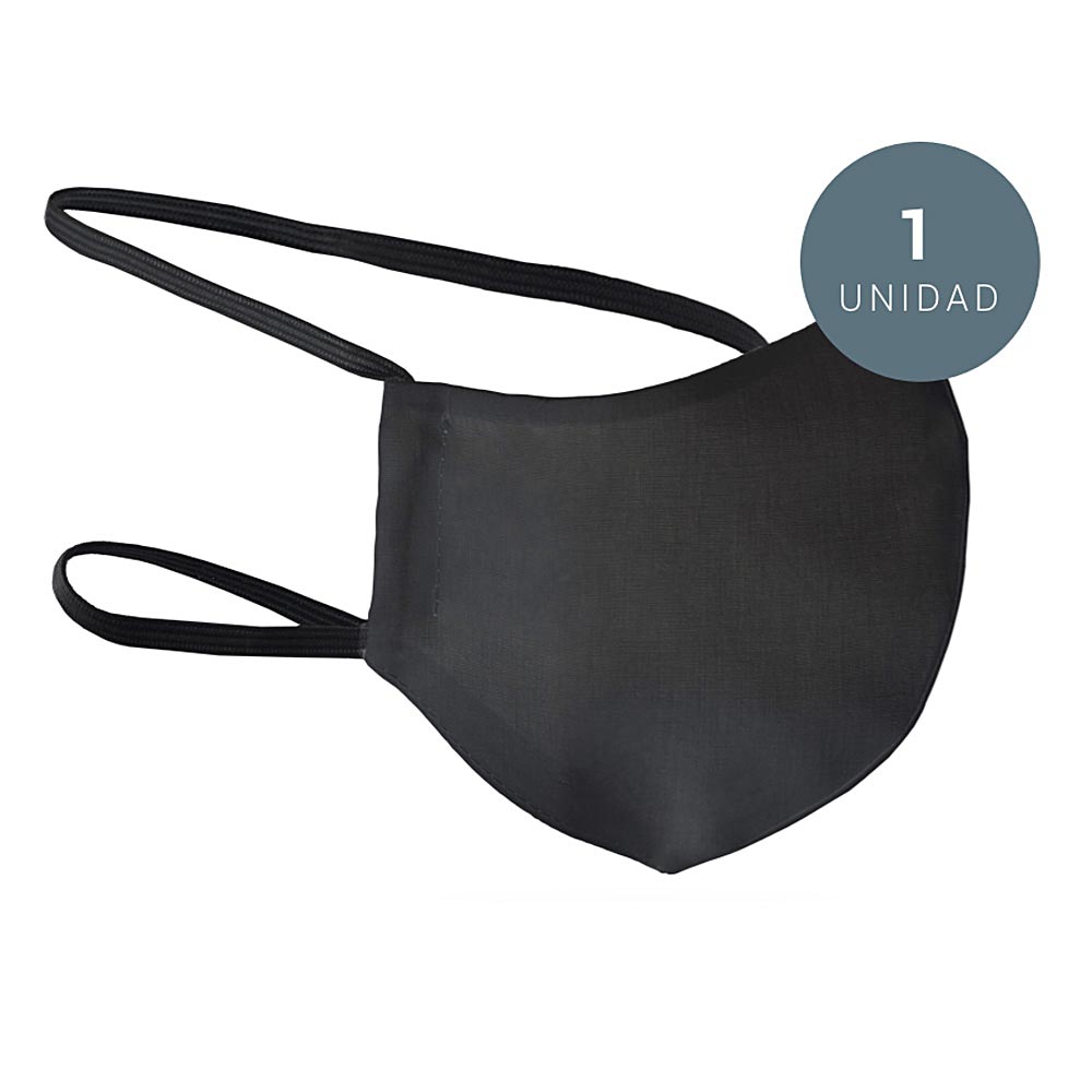 R40 ADULTO máscara hochschützend 40 usos #negra 1 pz-0