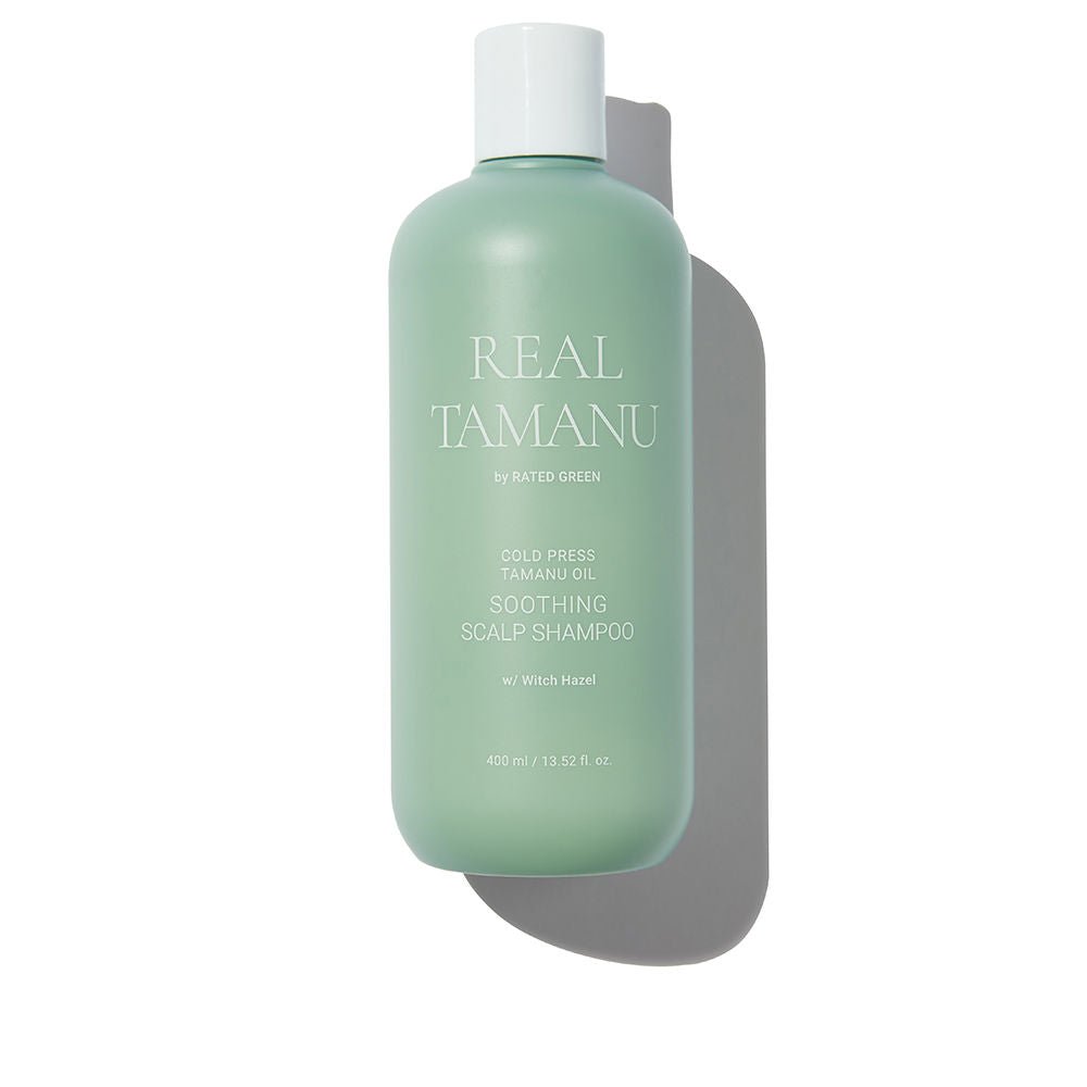 REAL TAMANU shampoo lenitivo per cuoio capelluto con olio di tamanu pressato a freddo 400 ml-0