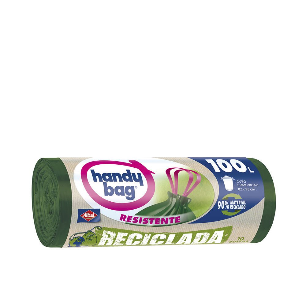 RECYCLED HANDY BAG resistant garbage bag 100 liters 10 u - Cosmova