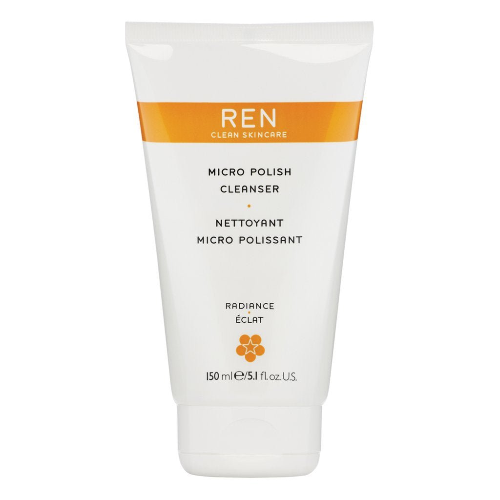 Ren, Micro Polish, Splendente, Gel detergente, Per il viso, 150 ml *Tester - Cosmova
