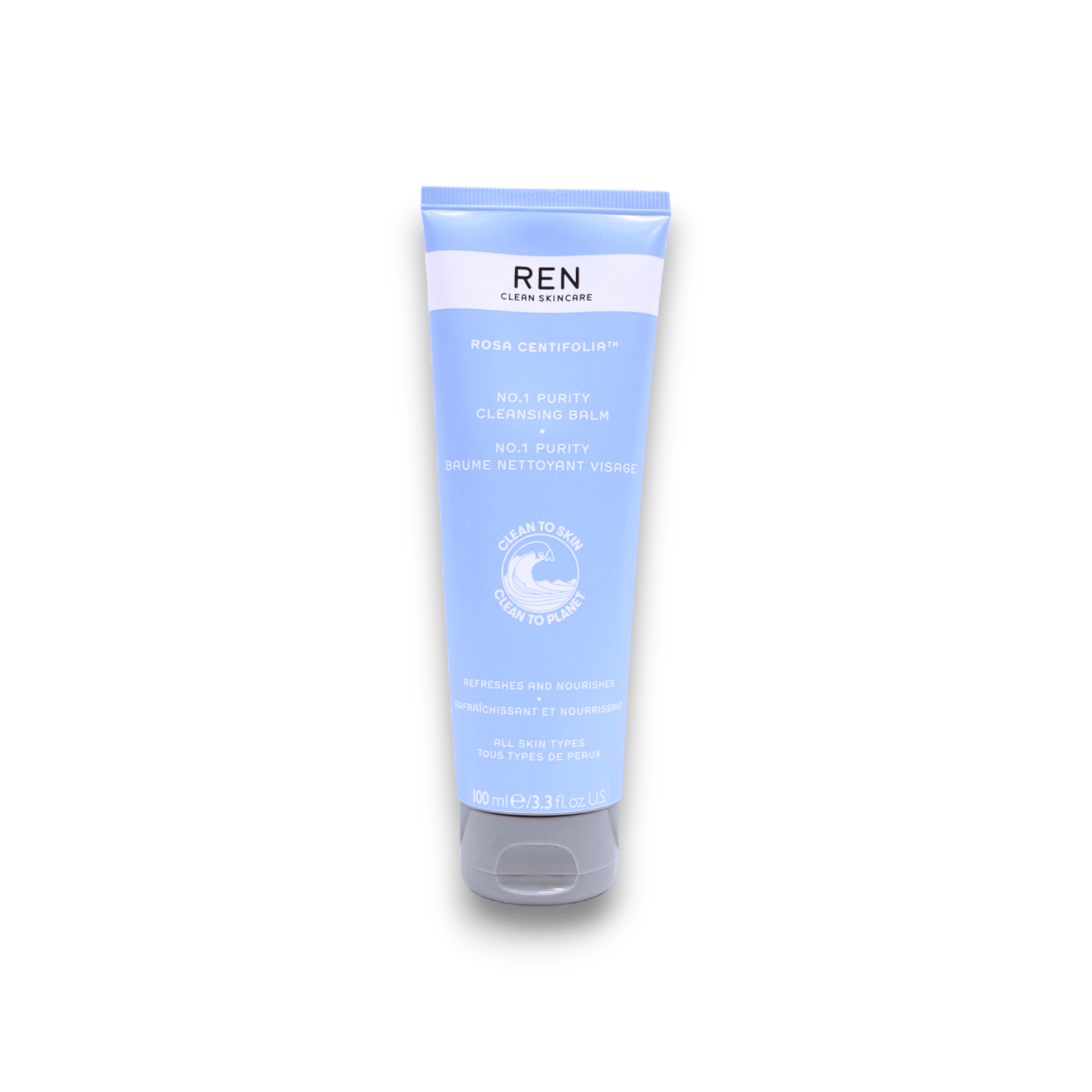 Ren, Rosa Centifolia, Balsamo detergente, Per il viso, 100 ml - Cosmova