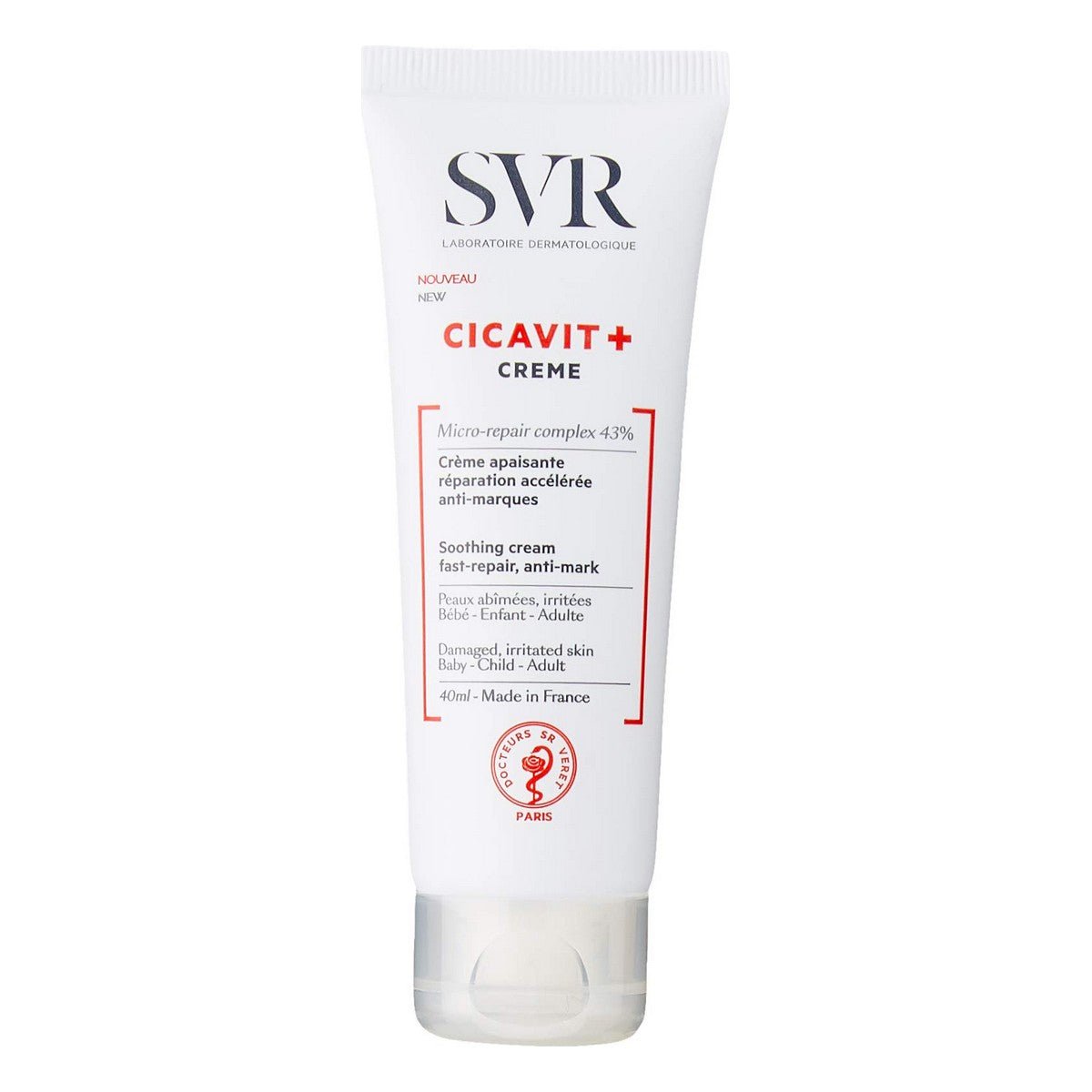 Repairing Body Cream SVR Cicavit+ 40 ml - Cosmova