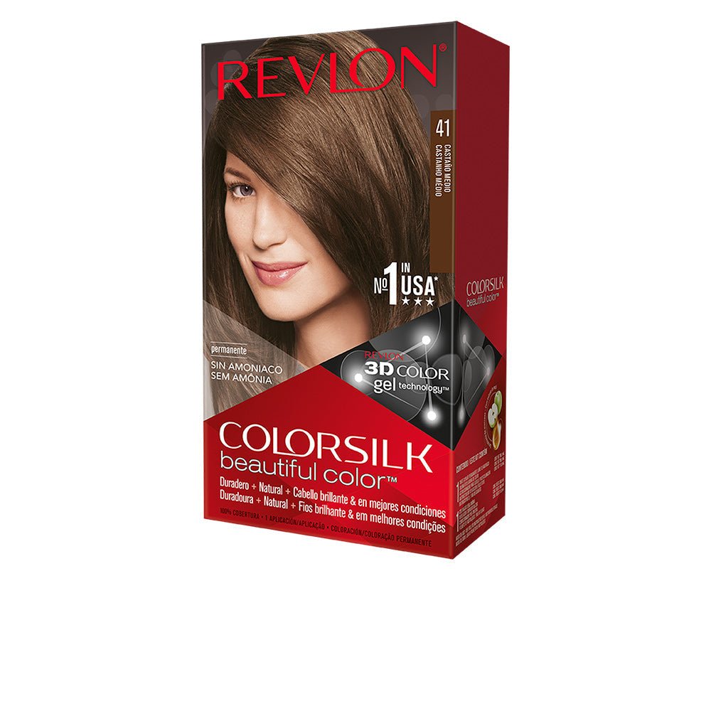 Revlon Mass Market COLORSILK tinte 41-castaño medio 1 u - Cosmova