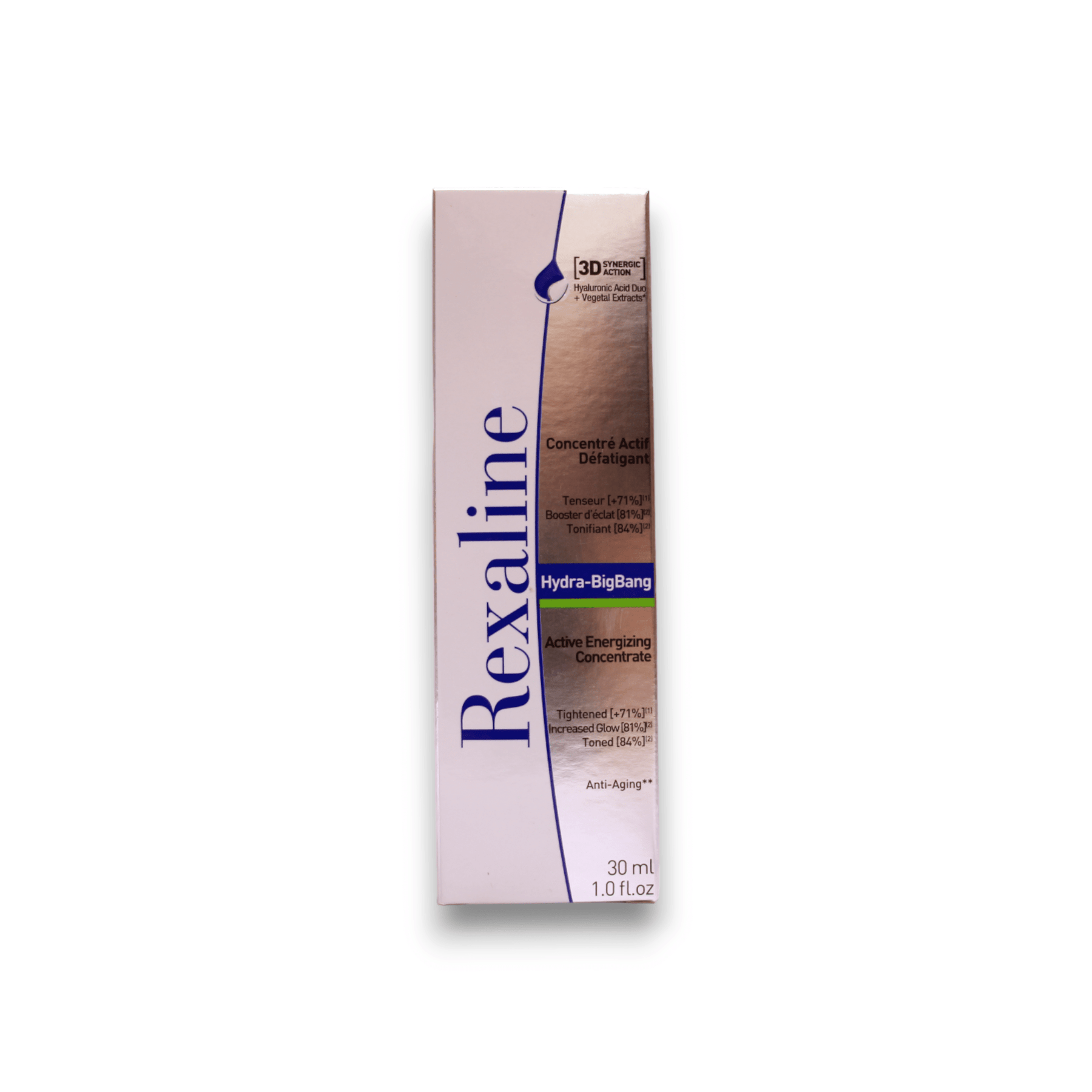 Rexaline, 3D Hydra Bigbang, Acido ialuronico, Rivitalizzazione, Giorno & Notte, Siero, Per il viso, 30 ml - Cosmova