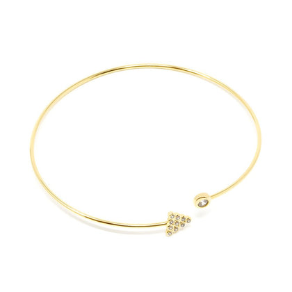 Bracelet RIGID CONEY #or brillant 1 u