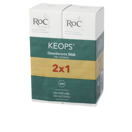 Roc KEOPS Deodorante STICK PIEL NORMAL set 2 pz