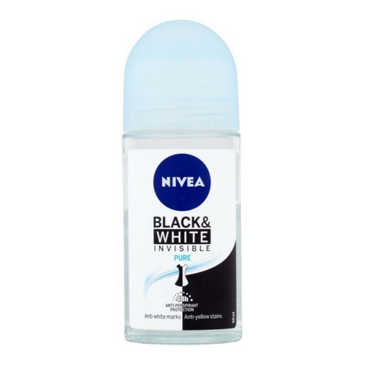 Deodorant Roll-On Men Black & White Active Nivea (50 ml)-0