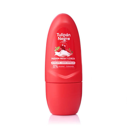 Déodorant roll-on Tulipán Negro Passion Fresa y Cereza 50 ml