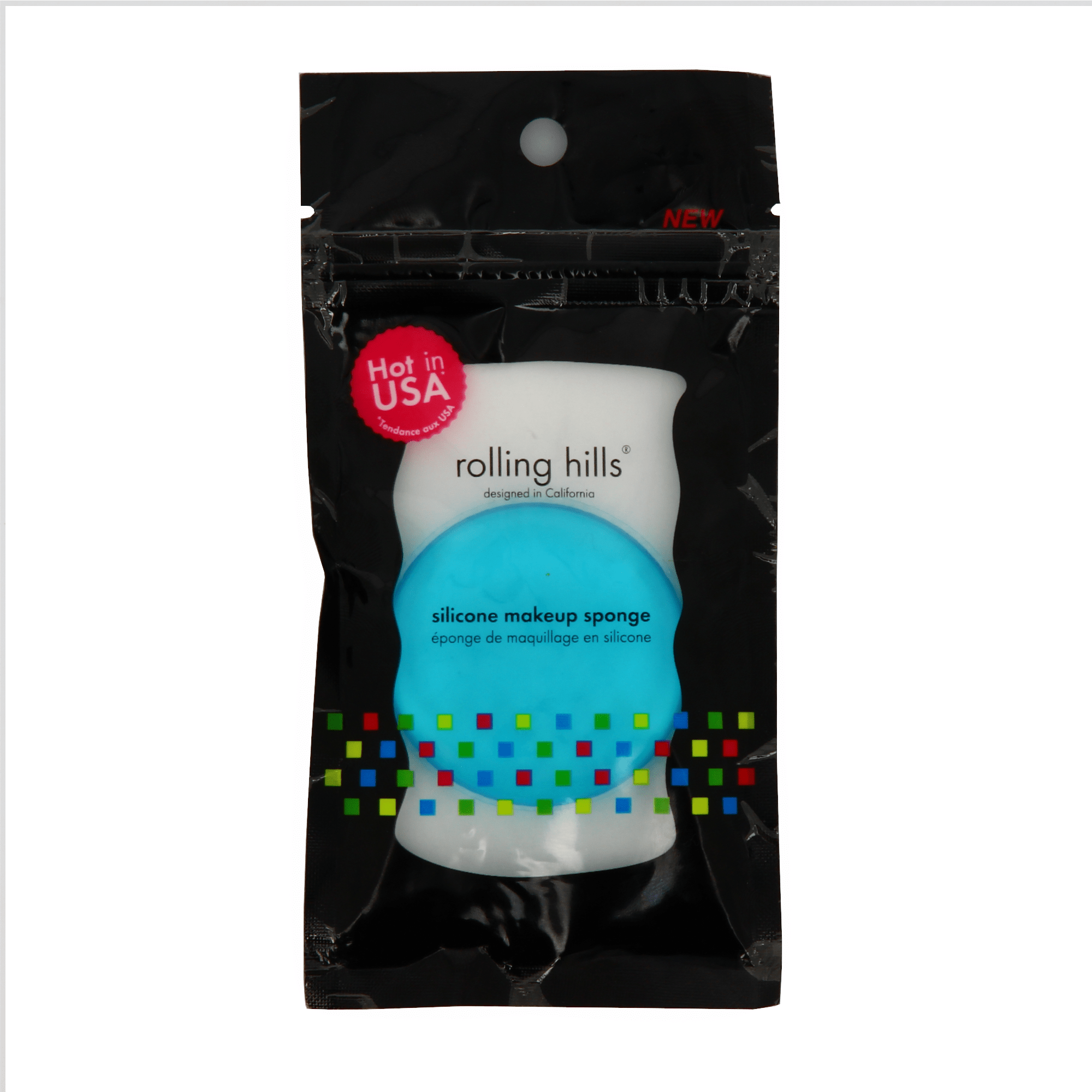 Rolling Hills, Rolling Hills, Silicone, Spugna per trucco, Blu - Cosmova