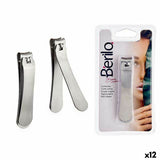 Nail clipper Berilo 1703240 Silver Metal (12 Units)-0